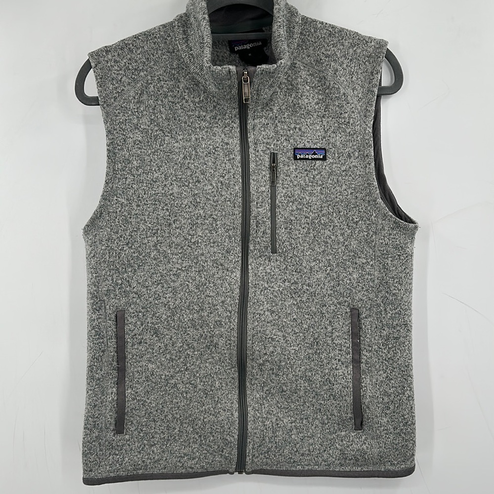 Patagonia Better Sweater Vest Stone Wash Gray Men’s Size Medium